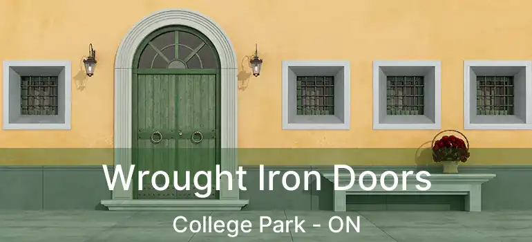  Wrought Iron Doors College Park - ON